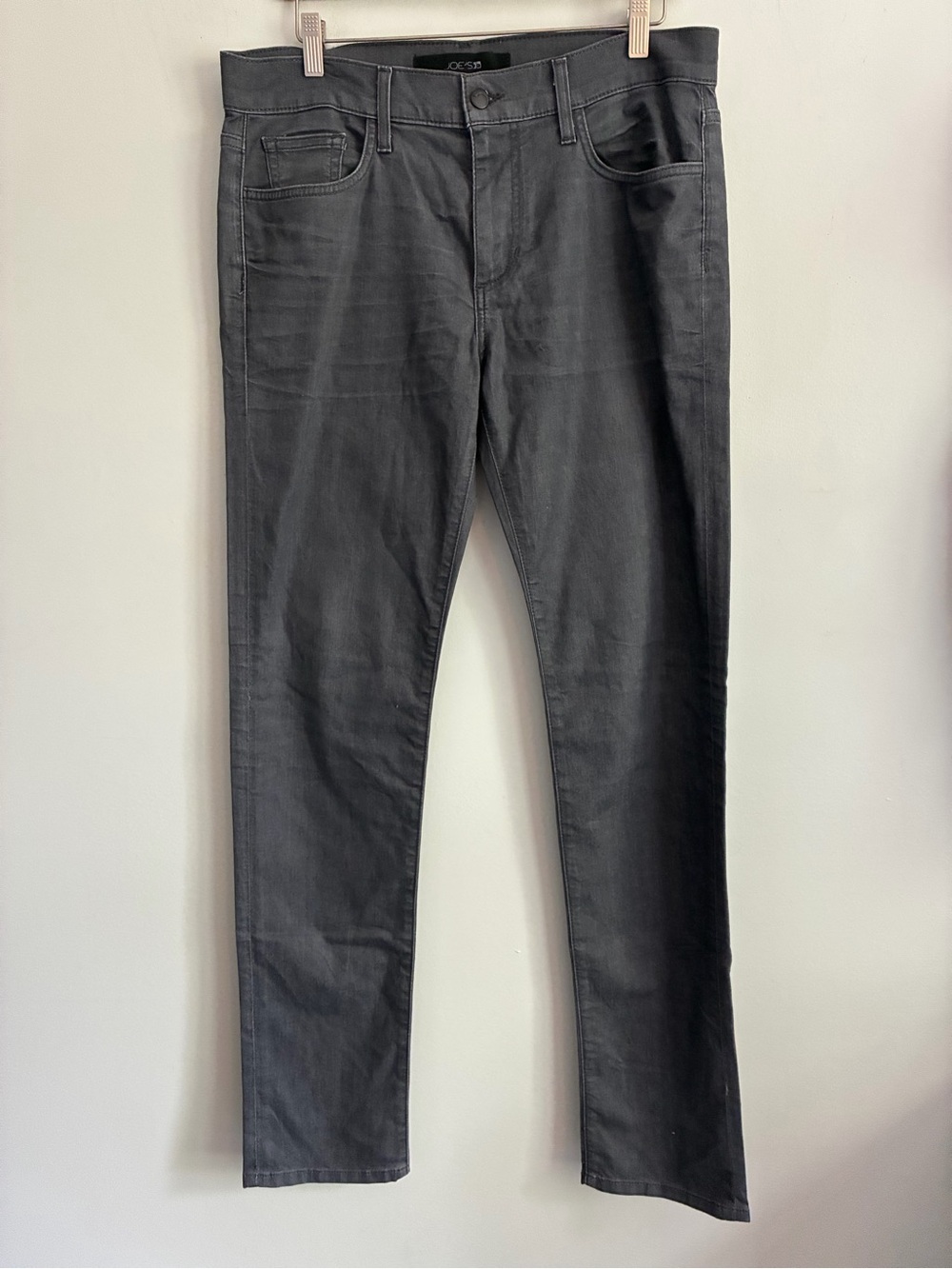 JOES Charcoal Black Slim Straight Leg Jeans Size 32x33